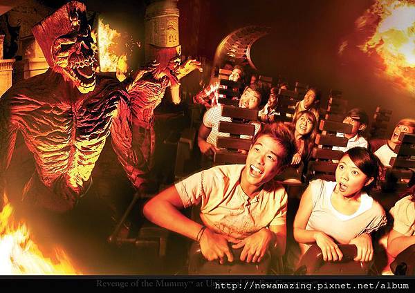 Revenge of the Mummy at Universal Studios Singapore Revenge of the Mummy at Universal Studios Singapore
