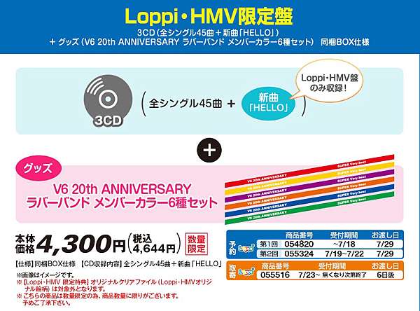 賀v6 周年活動始動 7 5公佈抽獎結果 嵐色的天空 痞客邦