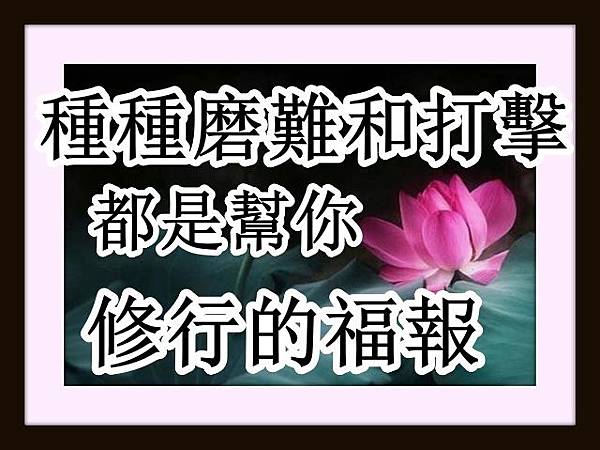 種種磨難和打擊,都是幫你修行的福報!.jpg 種種磨難和打擊,都是幫你修行的福報!.jpg