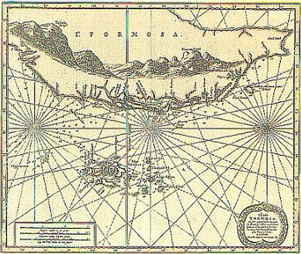 台灣古地圖/1926年中華民國地圖/中國畫台灣總是漢人所在的