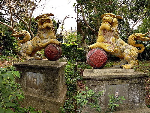 新竹神社-祭政合一/「鬼瓦」與懸魚/靖廬+北白川宮能久親王/