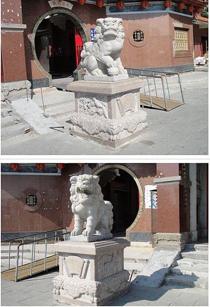 臺灣石獅,狛犬/飛獅終代替了飛虎/寺廟簷飾/孔廟+及通天柱/ 臺灣石獅,狛犬/飛獅終代替了飛虎/寺廟簷飾/孔廟+及通天柱/