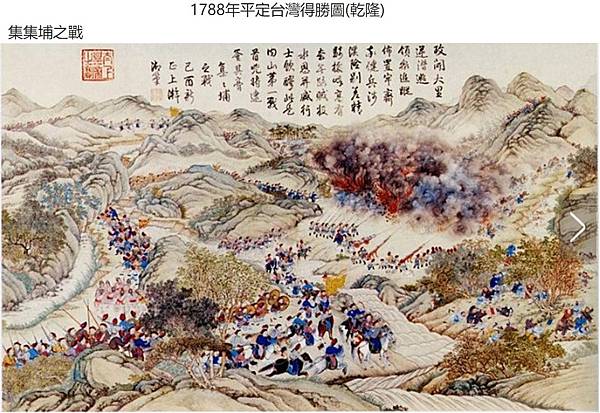 福康安/1788年平定台灣得勝圖、 平定台灣凱旋圖/《御筆平