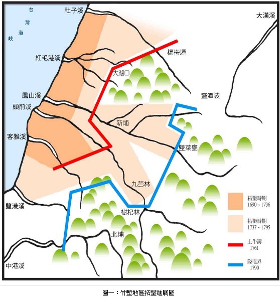 竹塹城-淡水廳，1777年先有武廟(姜太公+關岳帝廟)再有文