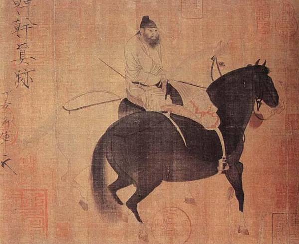 踏花歸去馬蹄香/韓幹《牧馬圖》/畫院是中國古代一些君主為教化