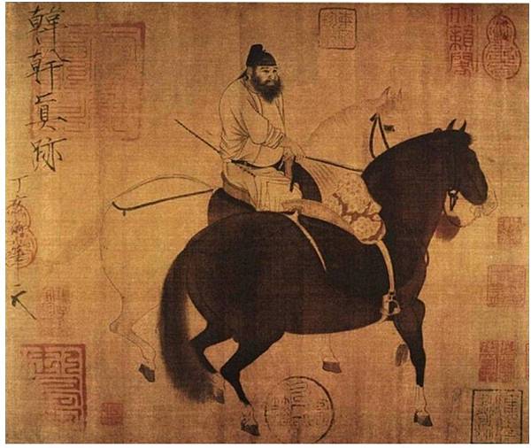 踏花歸去馬蹄香/韓幹《牧馬圖》/畫院是中國古代一些君主為教化