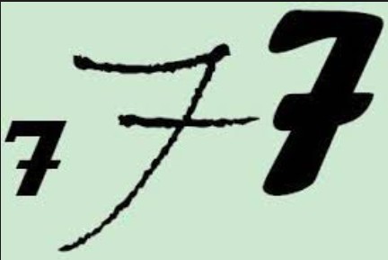 很多國家手寫數字7時都會加一橫 為什麼法國人要加這一個小橫呢 是為了和1區分 德國人也喜歡在7上面加一橫以示區別 很多國家手寫數字7時都會加一橫 為什麼法國人要加這一個小橫呢 是為了和1區分 德國人也喜歡在7上面加一橫以示區別