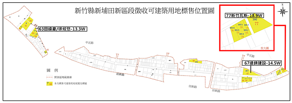 湖口鄉王爺壟重劃區-湖口運動公園標售縣有區段徵收土地/店面每