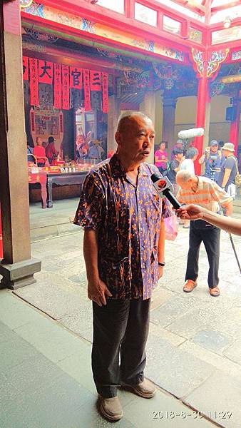 2018年新竹縣義民文化祭/1934年義民廟前有石馬及石燈籠 2018年新竹縣義民文化祭/1934年義民廟前有石馬及石燈籠