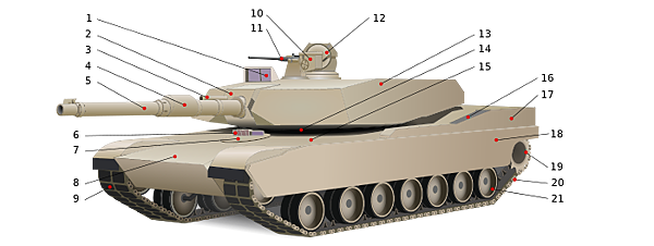 M1A2/裝甲兵訓練指揮部-坦克-美製M3A3戰車，美製M3