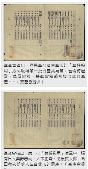 國民黨黨產涉嫌賤售中視、中廣、中影（簡稱三中）等黨產股權，全