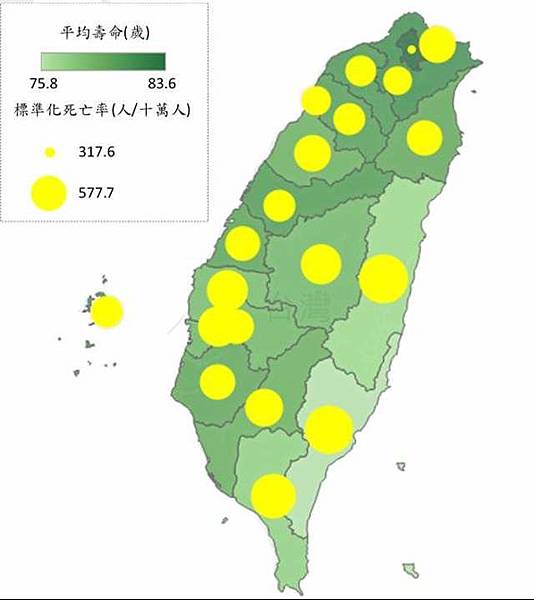 平均壽命-108年國人平均壽命達80.9歲，再創新高，其中男