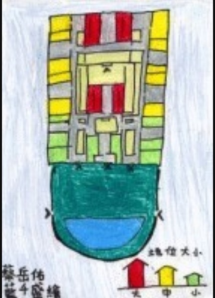 板橋林本源五落大厝/一個院子四面建有房屋,通常由正房、東西廂 板橋林本源五落大厝/一個院子四面建有房屋,通常由正房、東西廂