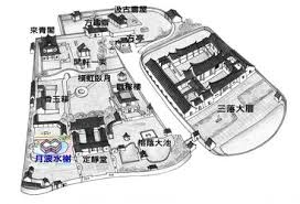 板橋林本源五落大厝/一個院子四面建有房屋,通常由正房、東西廂 板橋林本源五落大厝/一個院子四面建有房屋,通常由正房、東西廂