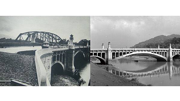 臺灣史上最美的橋-明治橋1927年，圓山的明治橋入選為臺灣八