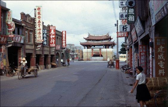 1950-1955,1968年新竹東門街,東門城/1958年 1950-1955,1968年新竹東門街,東門城/1958年