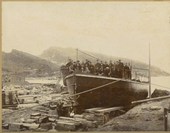 老照片/臺灣日日新報社原為落成於1908年的二層樓建築，19