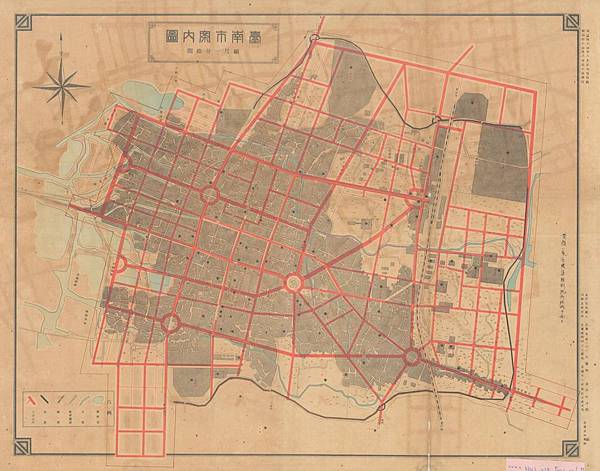 臺灣府城大南門，又稱寧南門，建於1725年，是清朝臺灣府城的