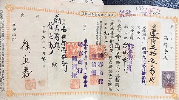 日治時代的本票 約束手形 是一種承諾票據 是發行人承諾在特地日期向收款人或其指導者或票據持有人支付一定金額的證券 約束手形 本票 又稱期票 是由一人簽發給另一人的一種書面承諾 保證自己在約定的日期或見到此票據時 無條件支付確定的金額給特定的人或其指定的人 日治時代的本票 約束手形 是一種承諾票據 是發行人承諾在特地日期向收款人或其指導者或票據持有人支付一定金額的證券 約束手形 本票 又稱期票 是由一人簽發給另一人的一種書面承諾 保證自己在約定的日期或見到此票據時 無條件支付確定的金額給特定的人或其指定的人