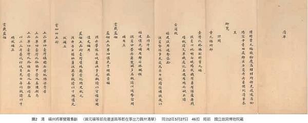 1861年曾元福「台灣鎮總兵宅邸」劉明燈任前的台灣鎮總兵即是