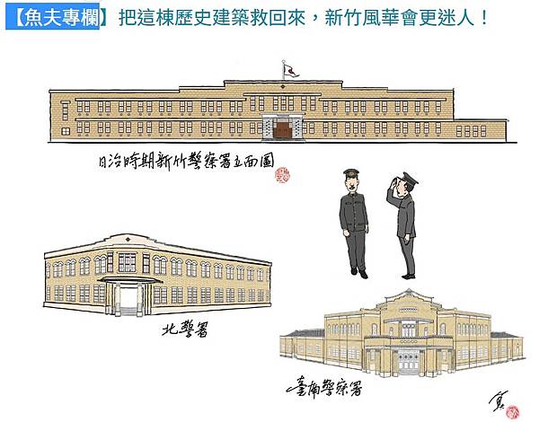 新竹市政府警察局-新竹警察署,位於新竹市中正路與中山路交叉口