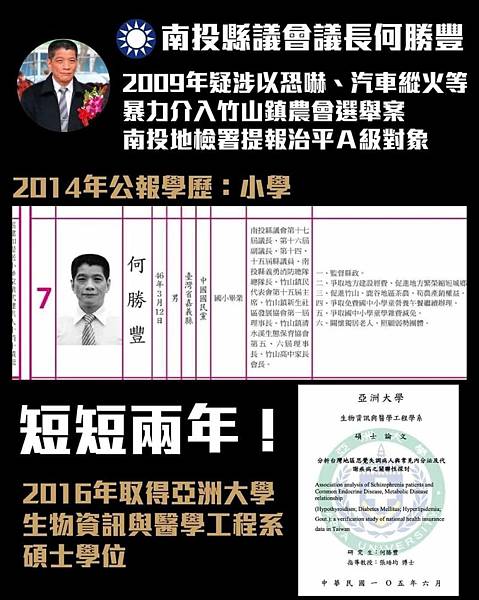 論文抄襲先是國民黨南投縣長參選人許淑華，陷入論文抄襲風波，緊