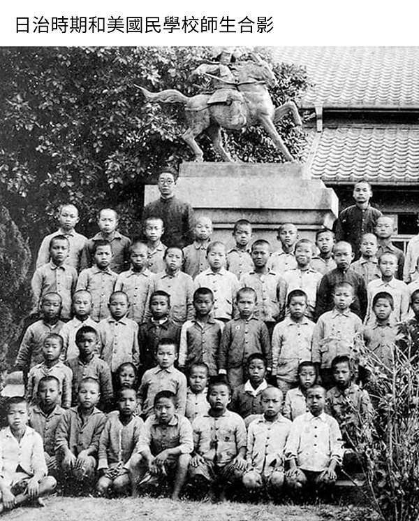 銅像 楠木正成 日本軍神 楠木正成 武神 台灣學校曾經最多的雕像之一 二宮尊德雕像苦讀榜樣 楠木正成 姜朝鳳宗族 痞客邦