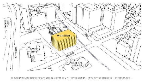 新竹縣立總圖書館於竹北市自強三路靠近新竹地檢署旁空地斥資8.