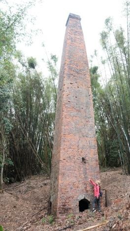 湖口長安國小旁磚瓦窯廠八角煙囪