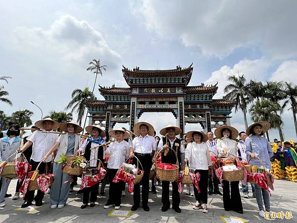 2023全國義民祭揭開序幕-恭迎義民爺坐鎮祭典區-今年為第2