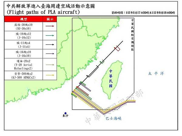 中國新增M503航線/中共軍機繞台-武力威嚇/中國長期霸凌台