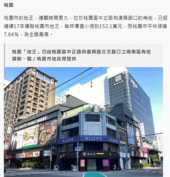 高雄、桃園、新北市、台中市、台南、南投縣、苗栗縣地王/台北市