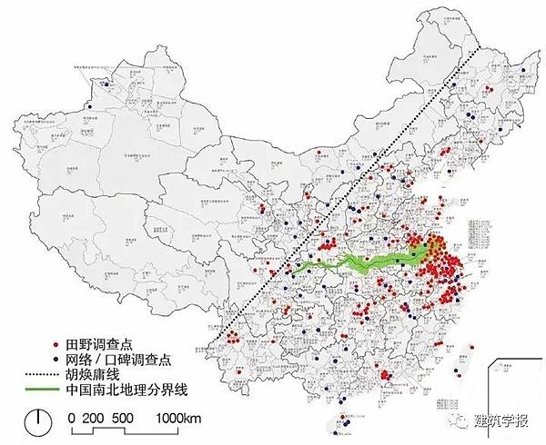 胡煥庸線根據1933年的人口分布圖與人口密度圖-黑河-騰衝線