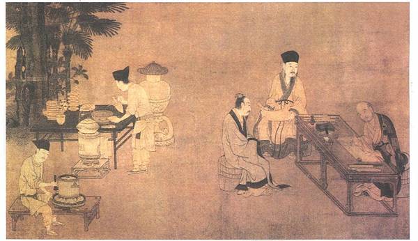 茶文化/宋劉松年攆茶圖/《鬥茶圖》元代趙孟元代鬥茶。鬥茶興起 茶文化/宋劉松年攆茶圖/《鬥茶圖》元代趙孟元代鬥茶。鬥茶興起