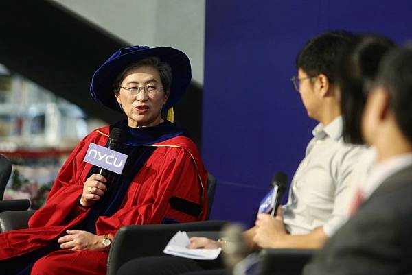 超微（AMD）半導體女王執行長蘇姿丰到國立陽明交通大學頒發名