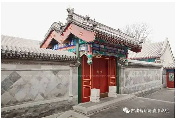 四合院/閨秀「大門不出,二門不邁」,二門就是指垂花門-垂花門