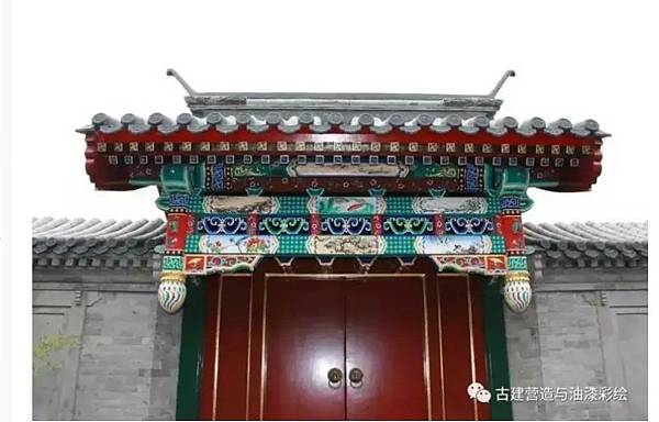 四合院/閨秀「大門不出,二門不邁」,二門就是指垂花門-垂花門