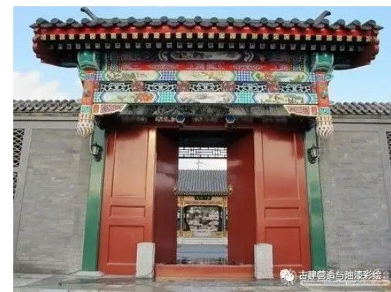 四合院/閨秀「大門不出,二門不邁」,二門就是指垂花門-垂花門