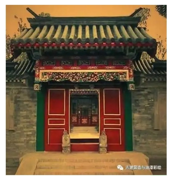 四合院/閨秀「大門不出,二門不邁」,二門就是指垂花門-垂花門