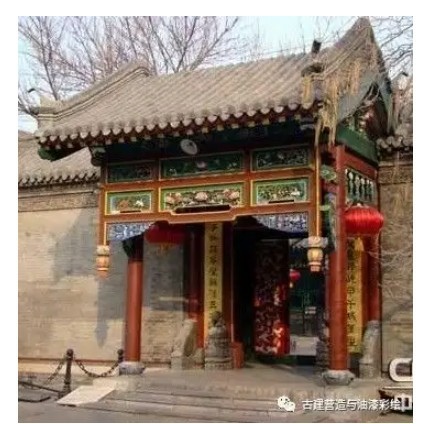 四合院/閨秀「大門不出,二門不邁」,二門就是指垂花門-垂花門