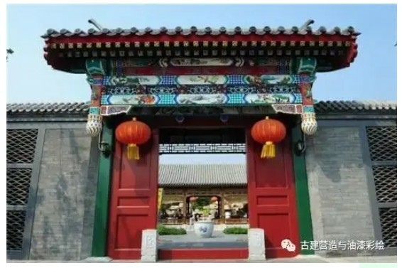 四合院/閨秀「大門不出,二門不邁」,二門就是指垂花門-垂花門