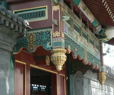 四合院/閨秀「大門不出,二門不邁」,二門就是指垂花門-垂花門