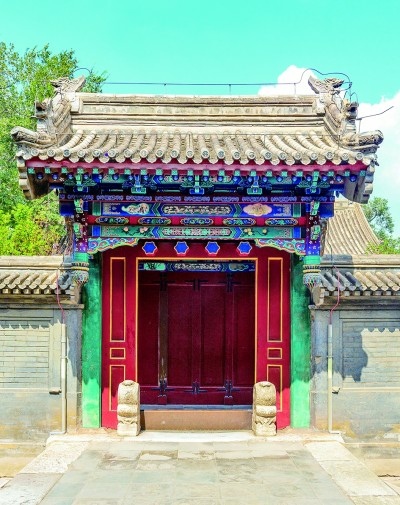 四合院/閨秀「大門不出,二門不邁」,二門就是指垂花門-垂花門