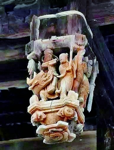 四合院/閨秀「大門不出,二門不邁」,二門就是指垂花門-垂花門