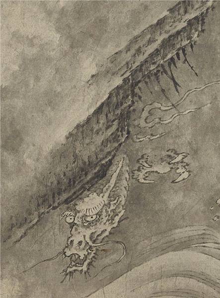 南宋潑墨畫家陳容《十一龍圖》陳容「畫龍第一人」《墨龍圖》 -