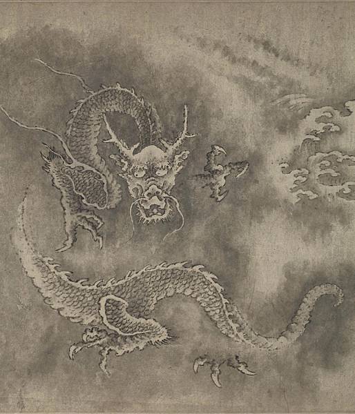 南宋潑墨畫家陳容《十一龍圖》陳容「畫龍第一人」《墨龍圖》 -