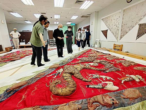 北港大龍旗＋北港飛虎旗＋北港菜刀旗．北港朝天宮進香旗／飛虎旗