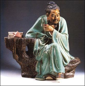 茶神陸羽塑像,「陸羽煮茶圖」《茶經》「君子究孔釋之名理,窮歌 茶神陸羽塑像,「陸羽煮茶圖」《茶經》「君子究孔釋之名理,窮歌