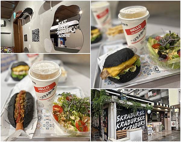 【台南中西區】黑膠漢堡～藍曬圖文創園區內小巧可愛又很潮的漢堡