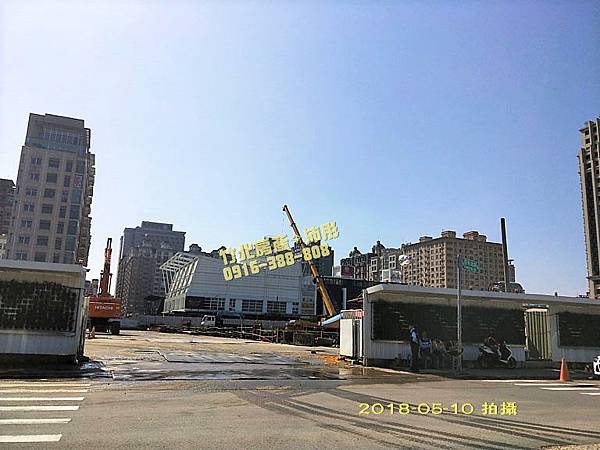 竹北遠百新世紀，工程進度~